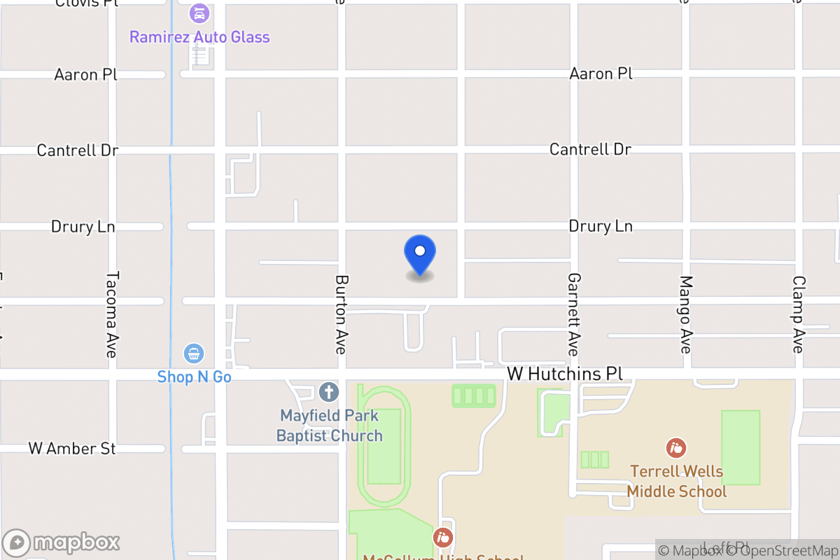 Map of 615 W Vestal Pl