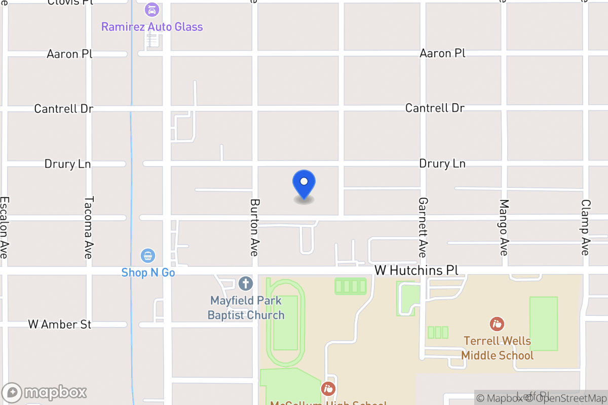 Map of 619 W Vestal Pl