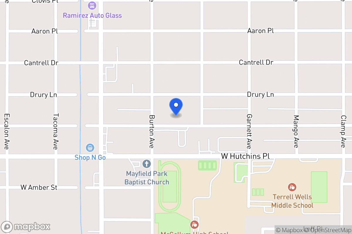 Map of 623 W Vestal Pl