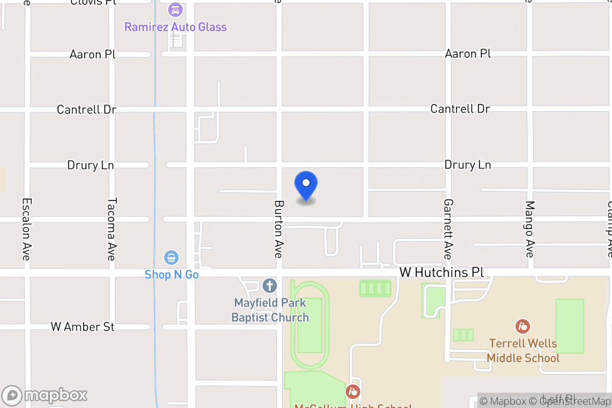Map of 631 W Vestal Pl
