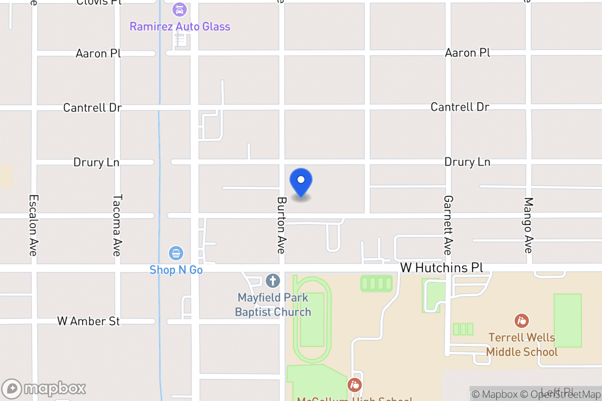 Map of 635 W Vestal Pl