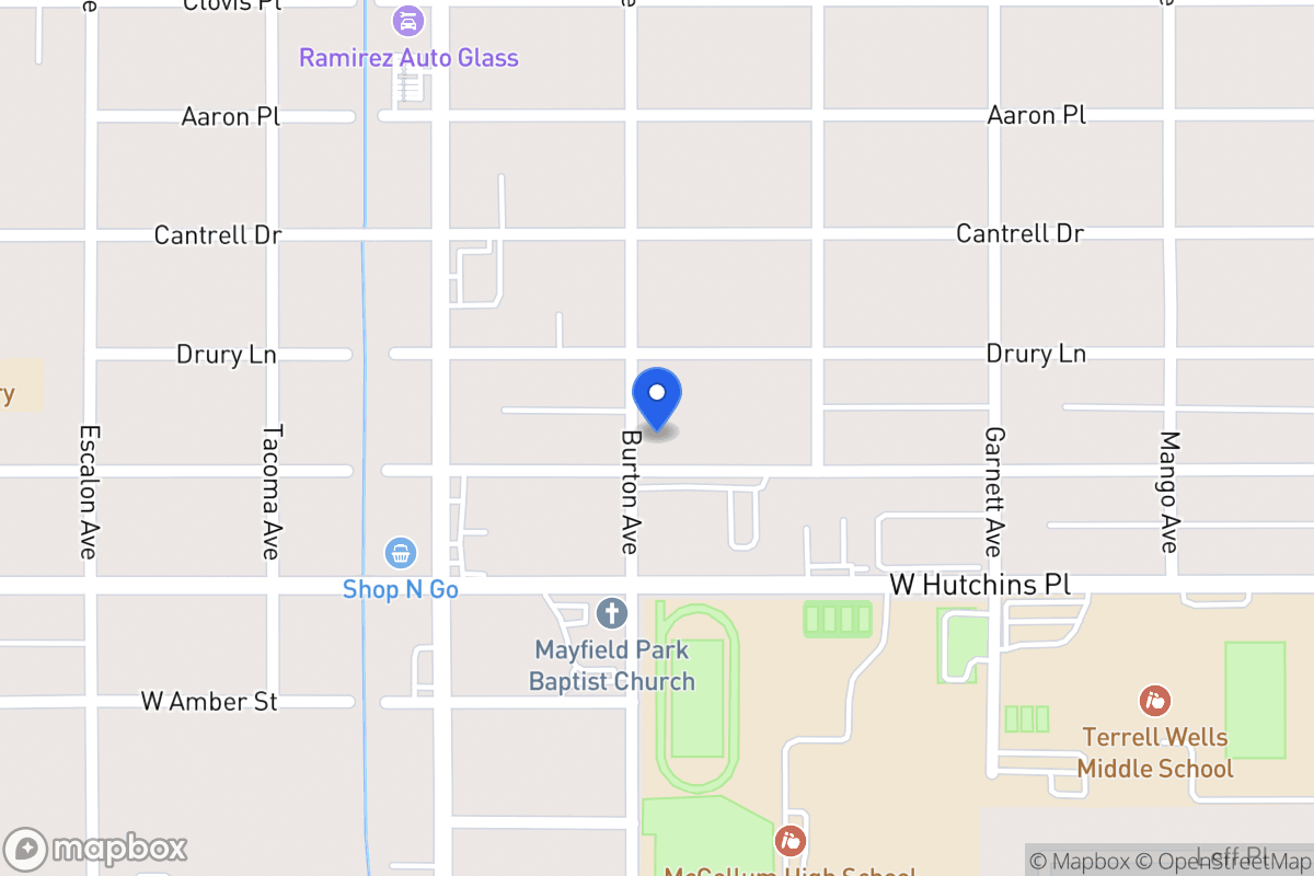 Map of 639 W Vestal Pl