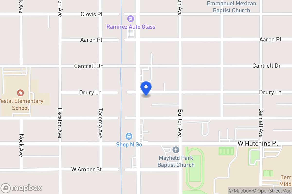 Map of 3002  Commercial Ave