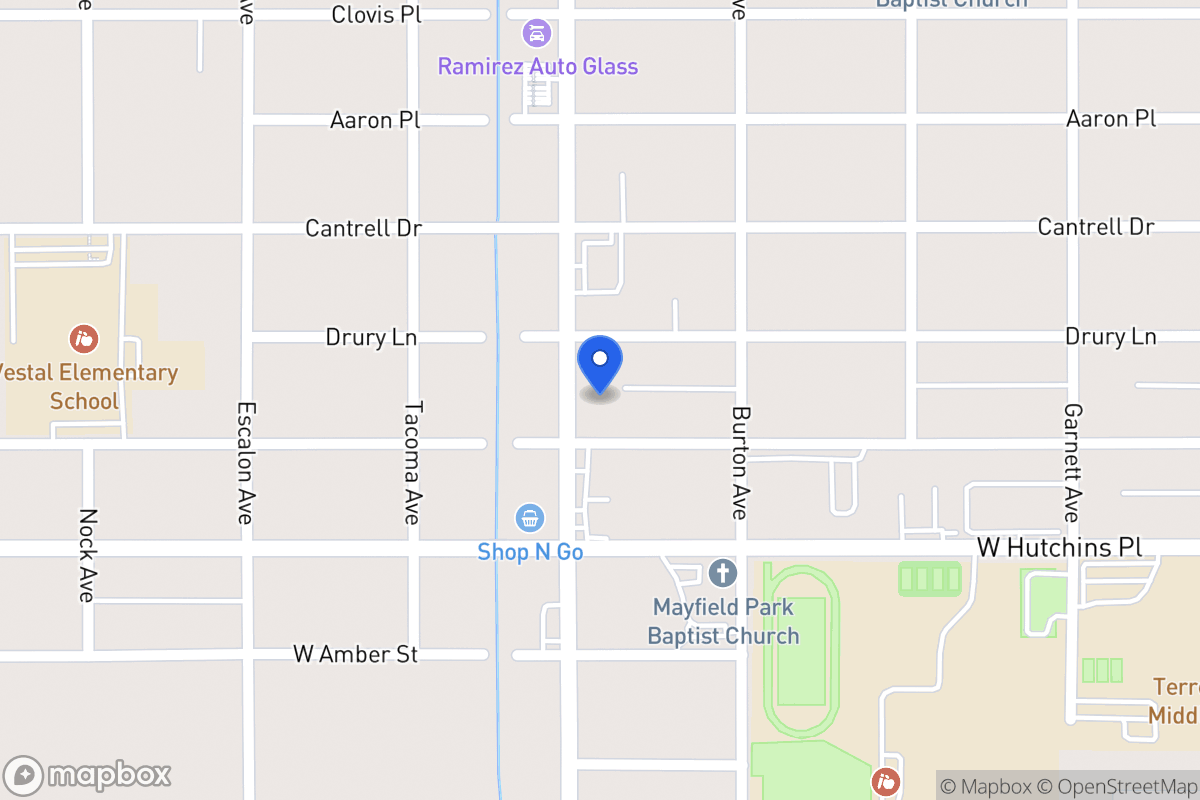 Map of 3016  Commercial Ave