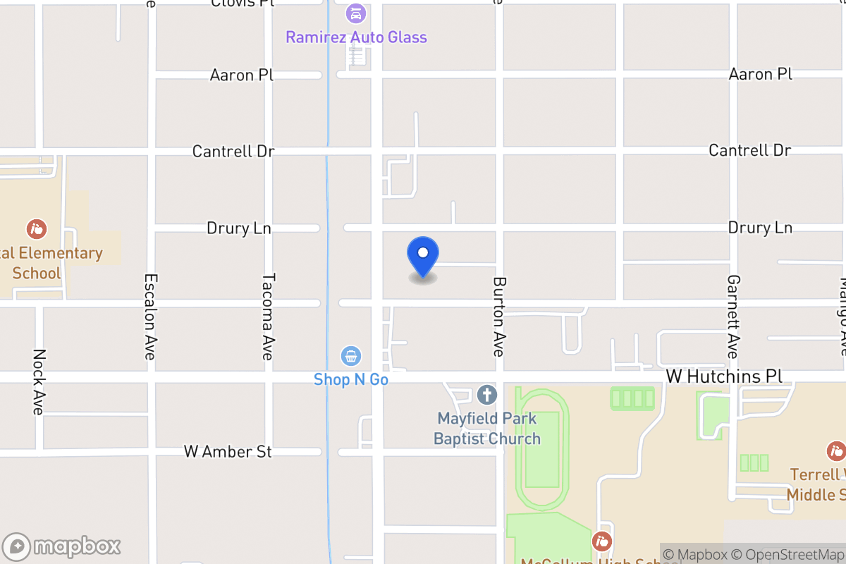 Map of 727 W Vestal Pl