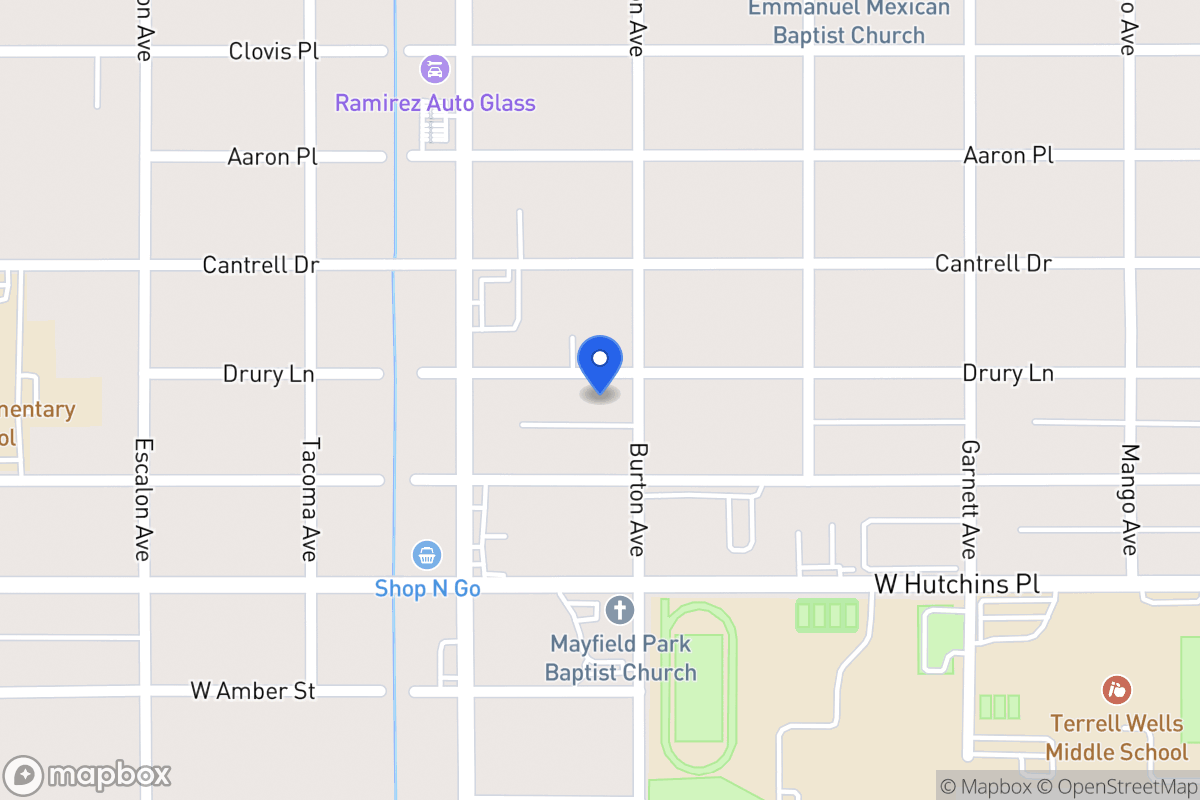 Map of 706  Drury Ln