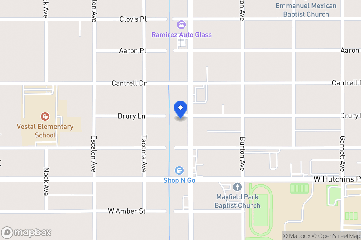 Map of 3001  Commercial Ave