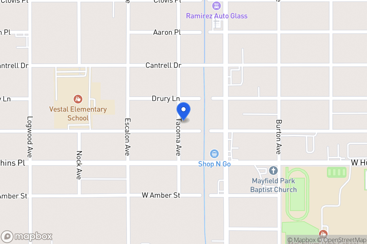 Map of 835 W Vestal Pl