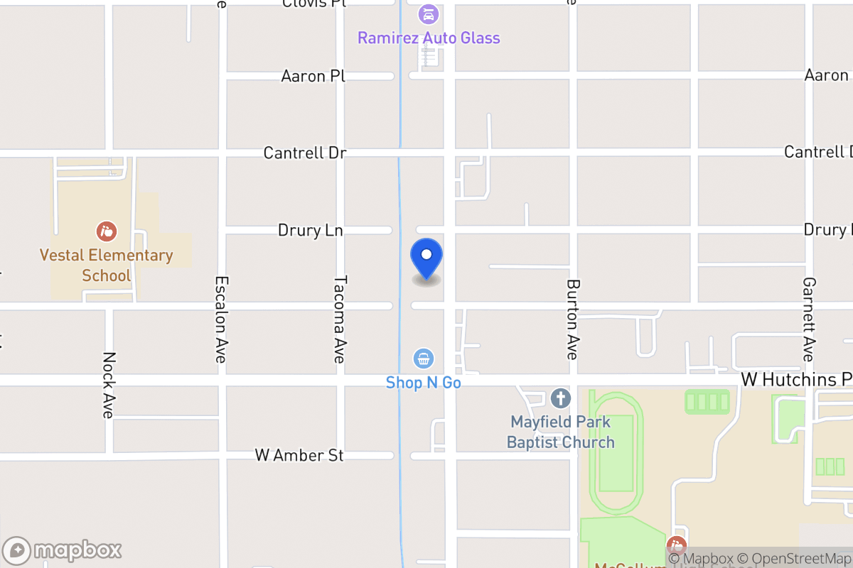 Map of 3021  Commercial Ave