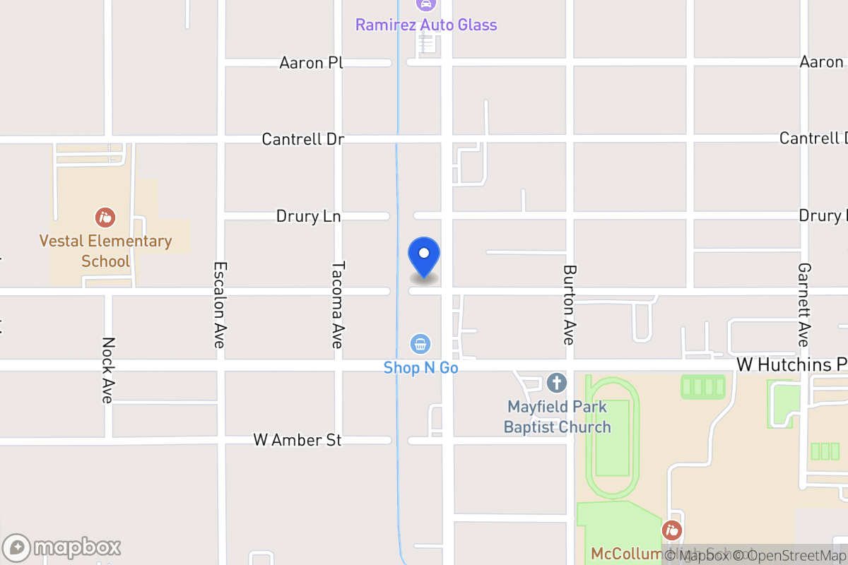 Map of 3029  Commercial Ave