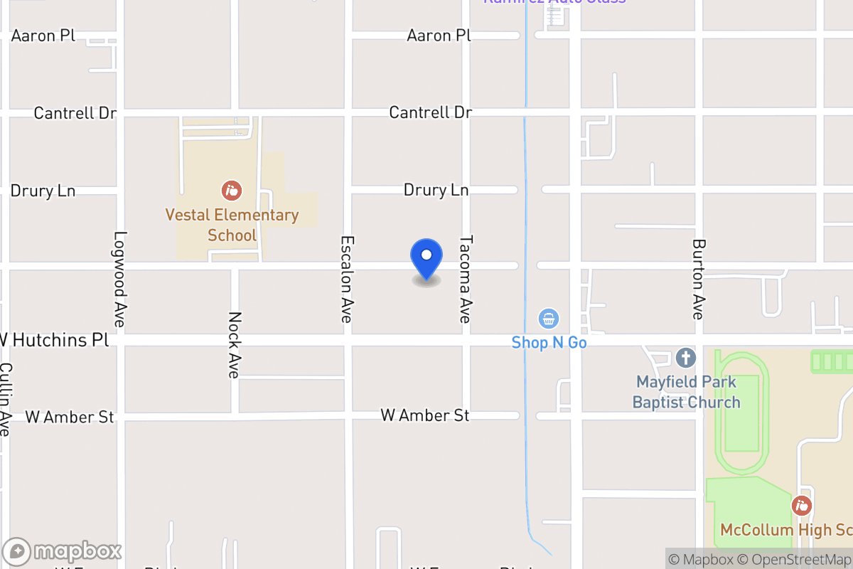 Map of 914 W Vestal Pl