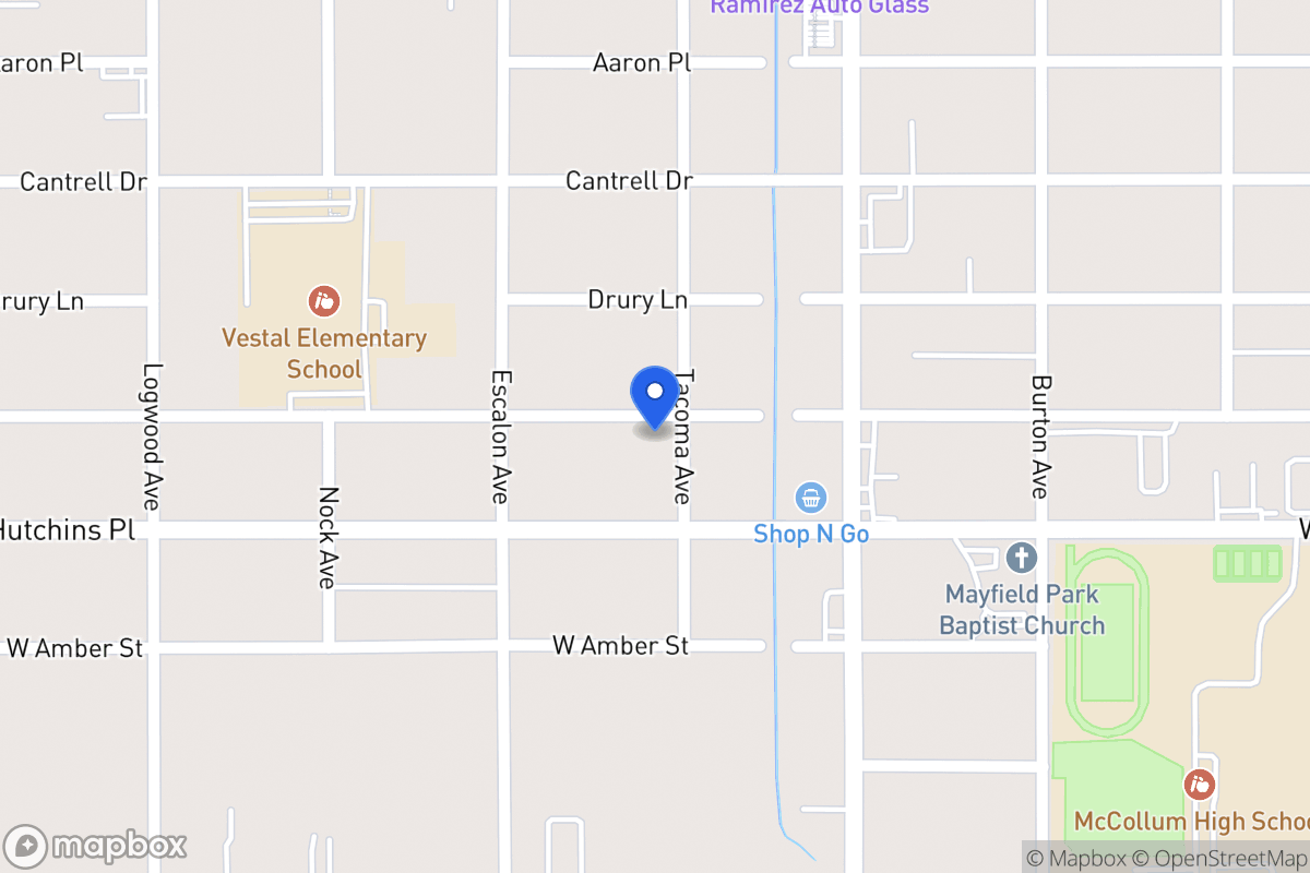 Map of 1003  Tacoma Ave