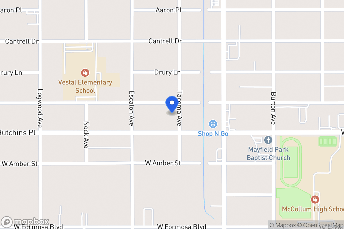 Map of 1007  Tacoma Ave