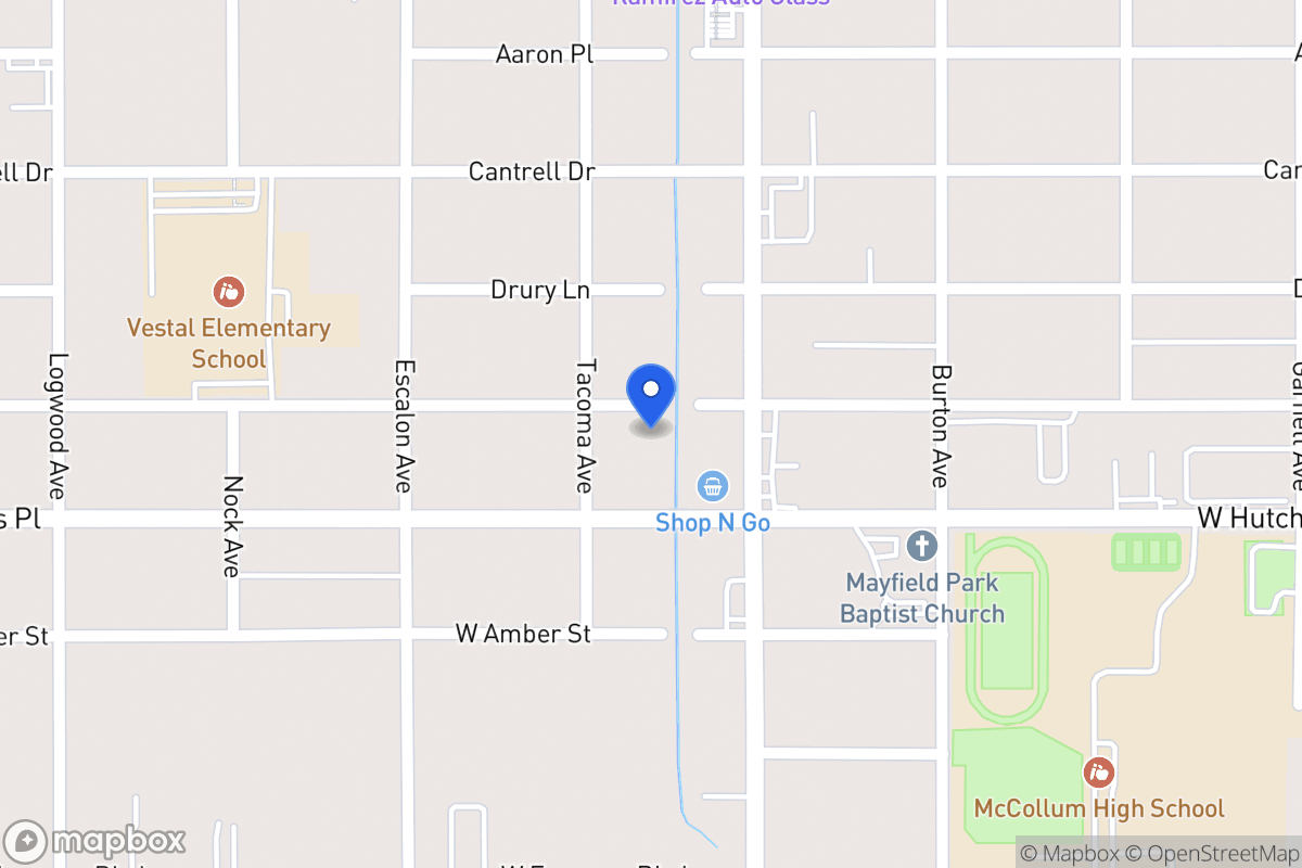 Map of 822 W Vestal Pl