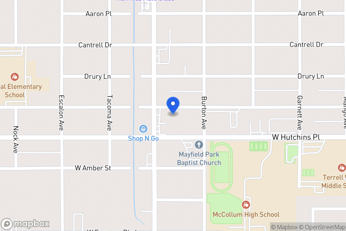 Map of 726 W Vestal Pl