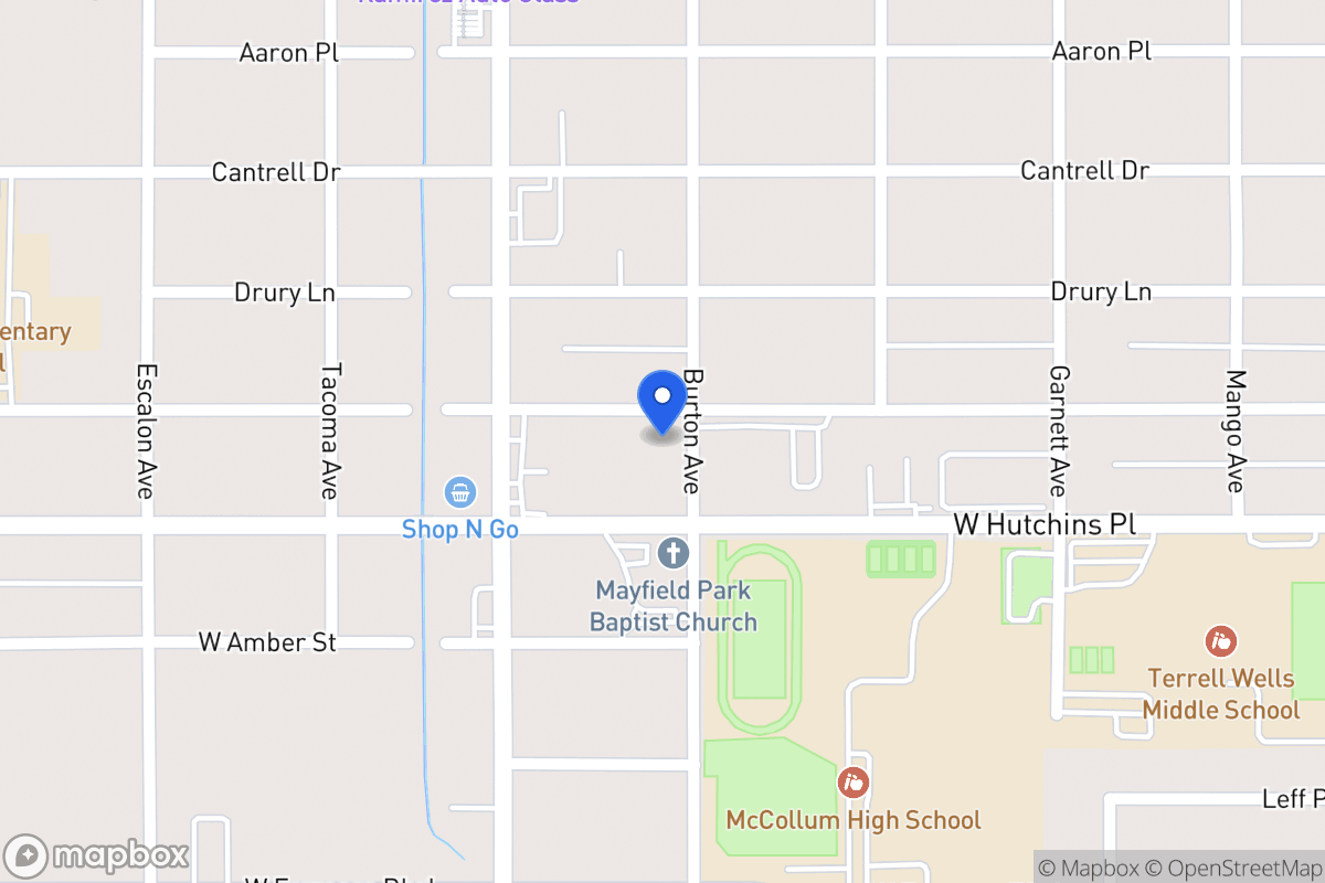 Map of 702 W Vestal Pl