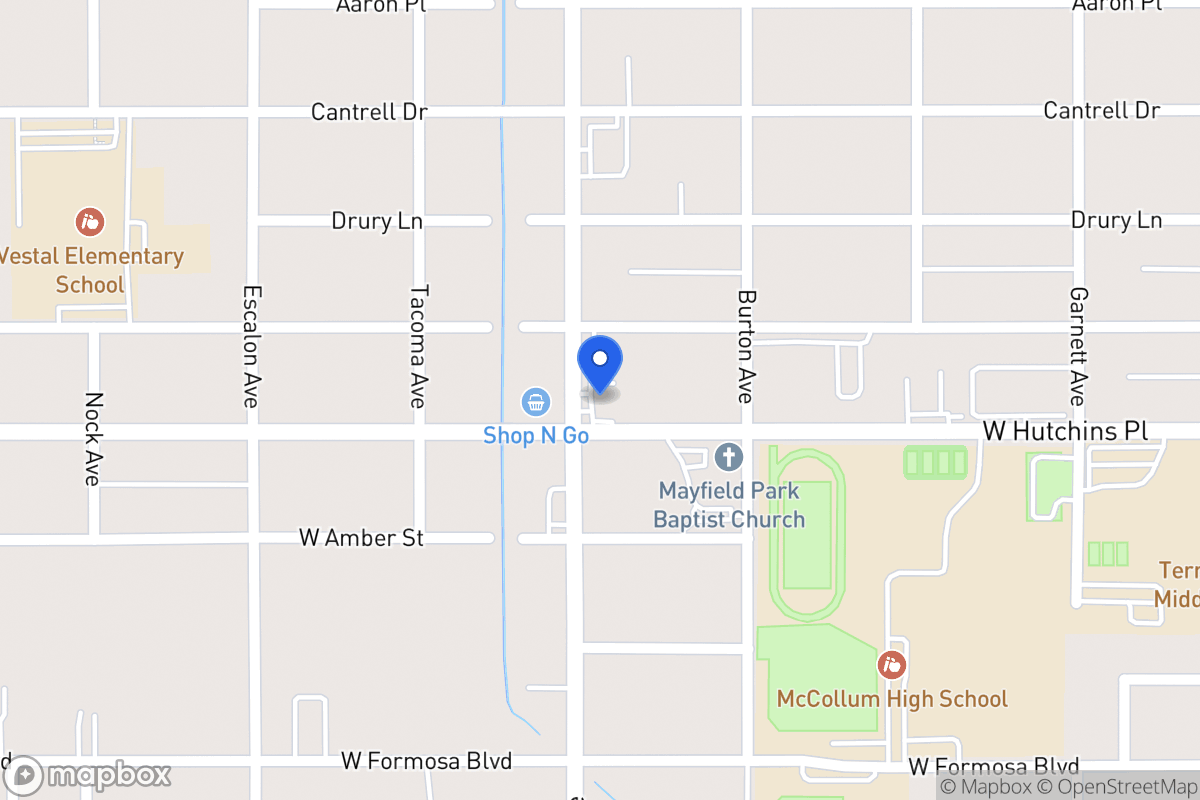 Map of 3114  Commercial Ave