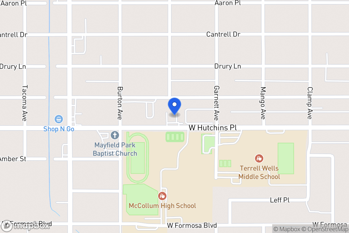 Map of 555 W Hutchins Pl