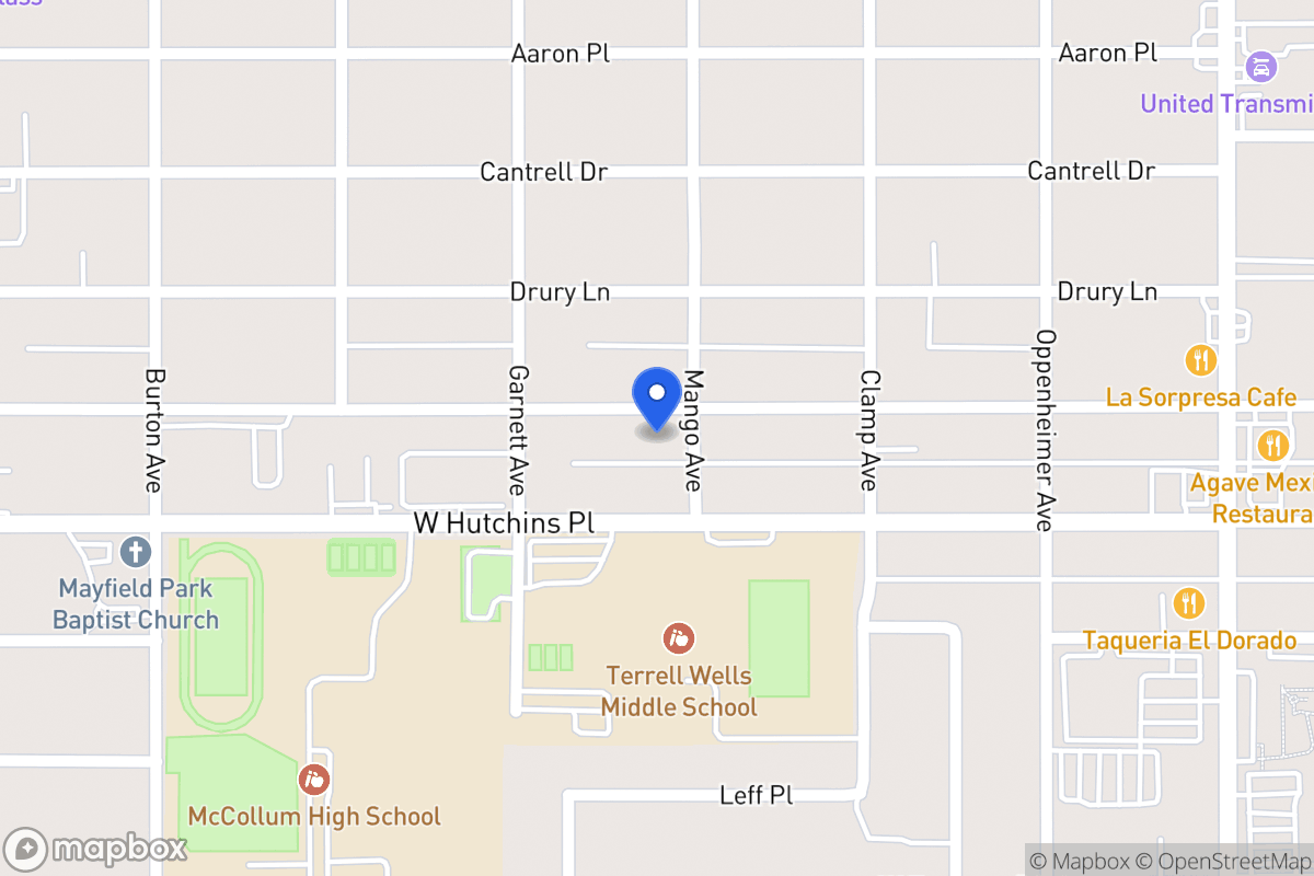 Map of 406 W Vestal Pl