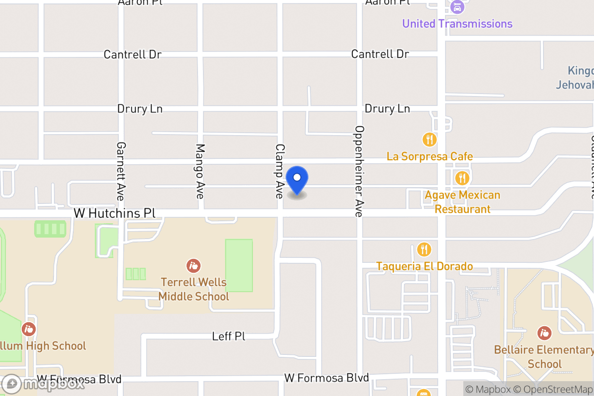 Map of 227 W Hutchins Pl