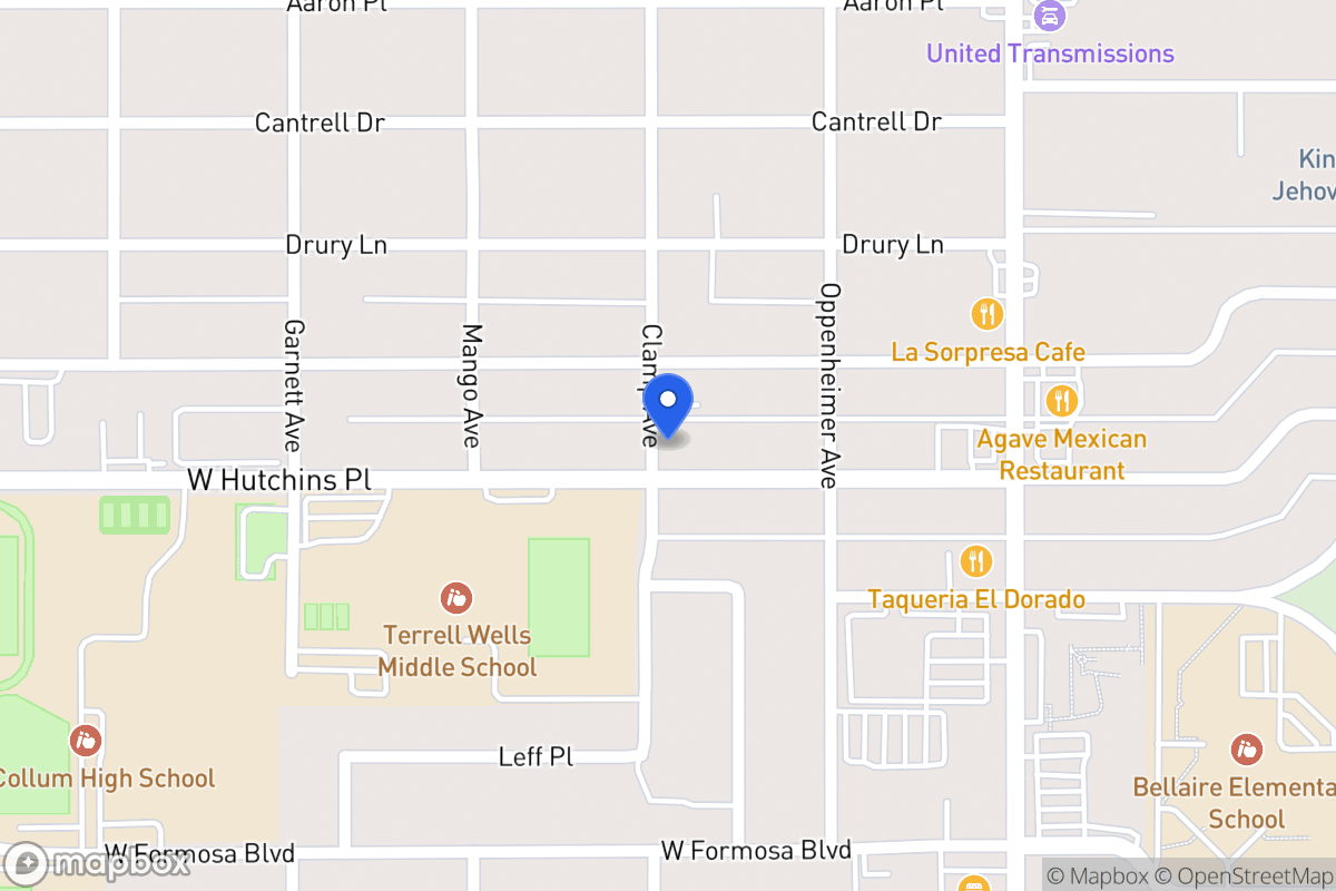 Map of 231 W Hutchins Pl