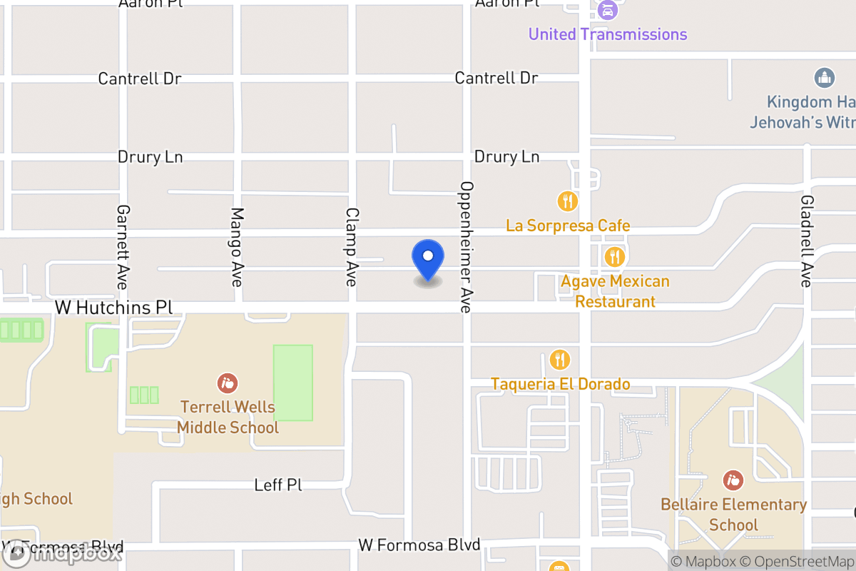 Map of 211 W Hutchins Pl