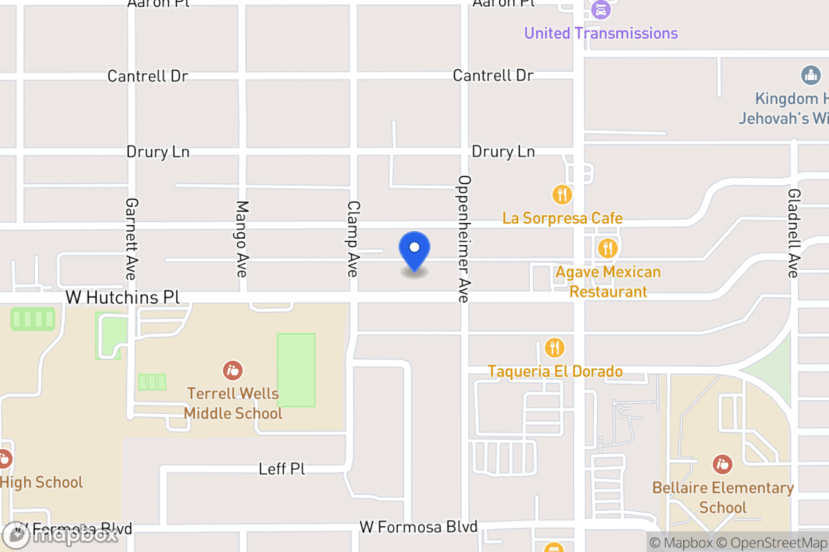 Map of 215 W Hutchins Pl