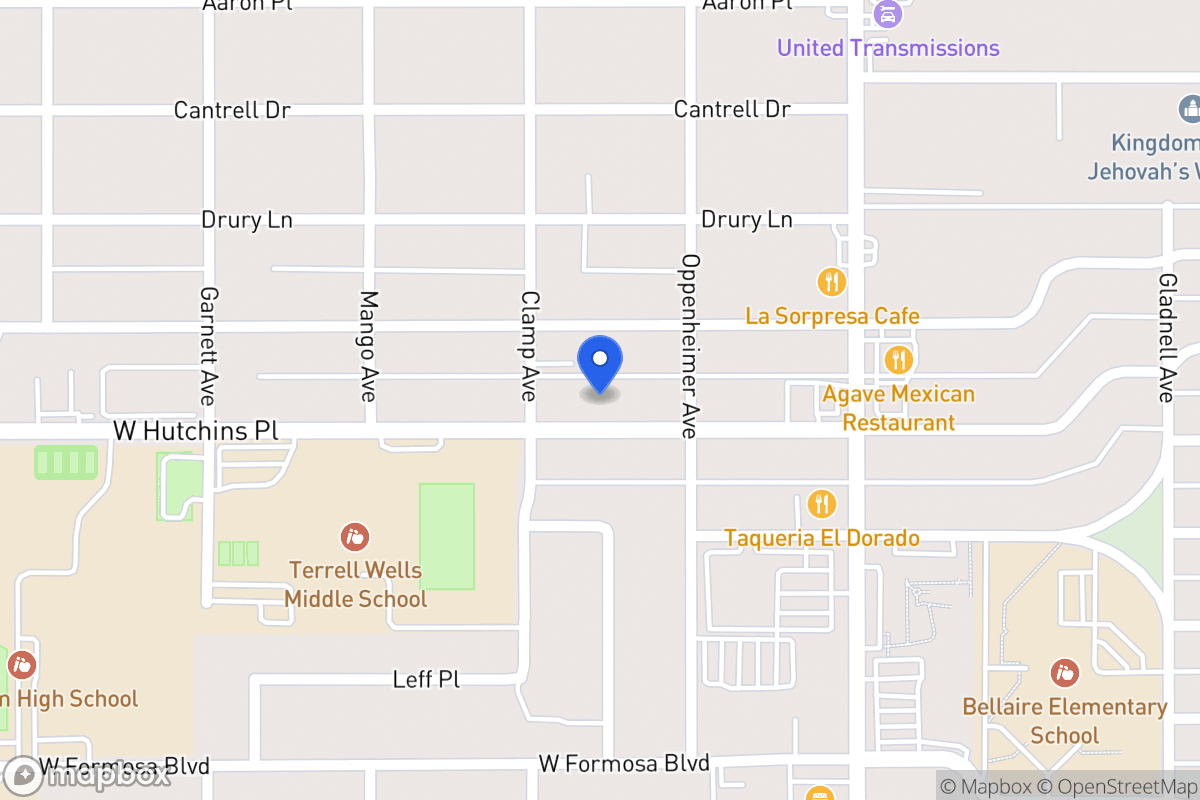 Map of 219 W Hutchins Pl