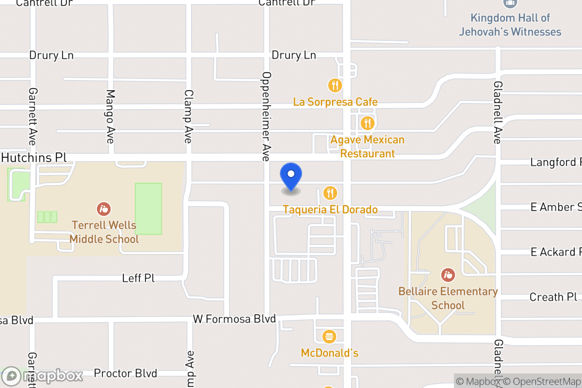 Map of 131 W Amber St