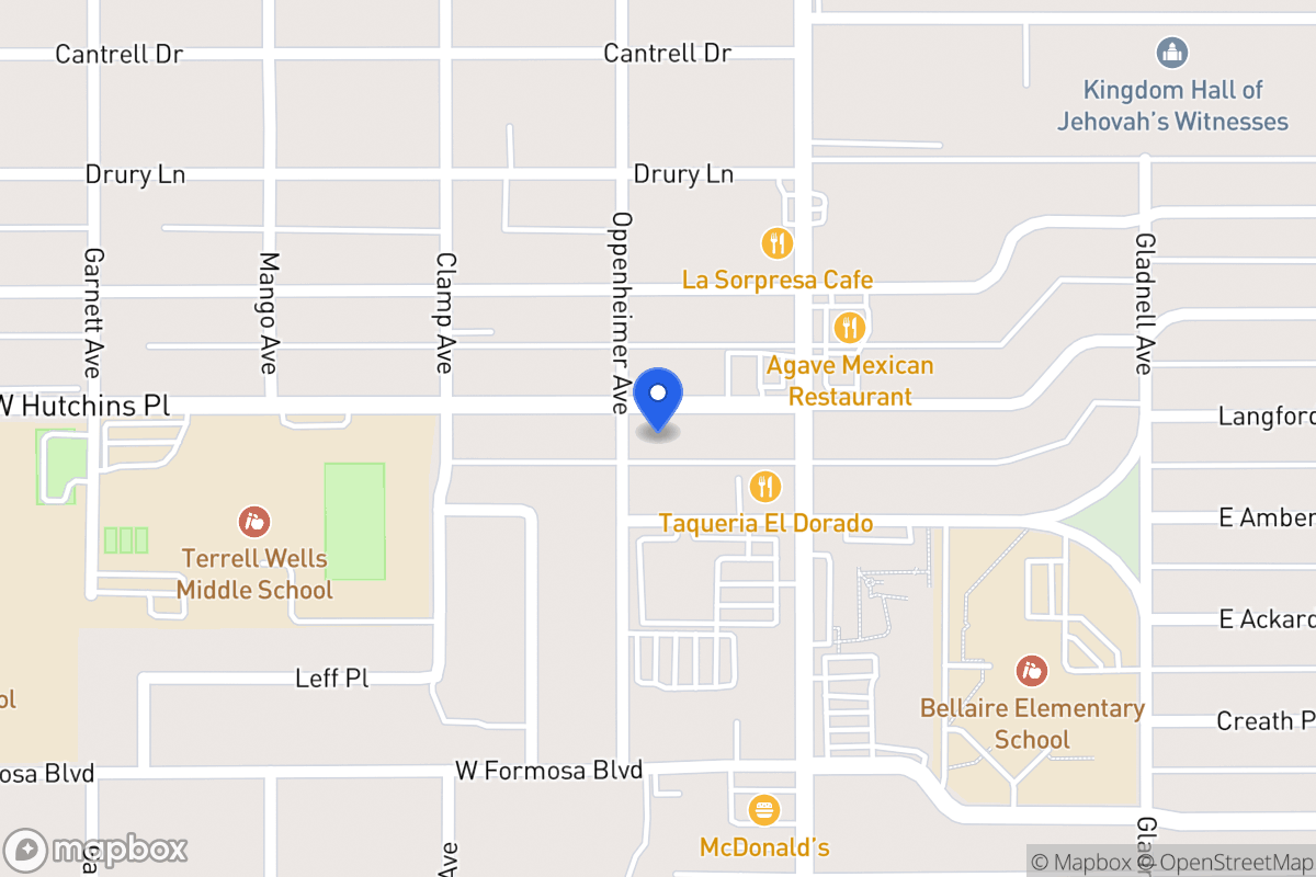 Map of 130 W Hutchins Pl