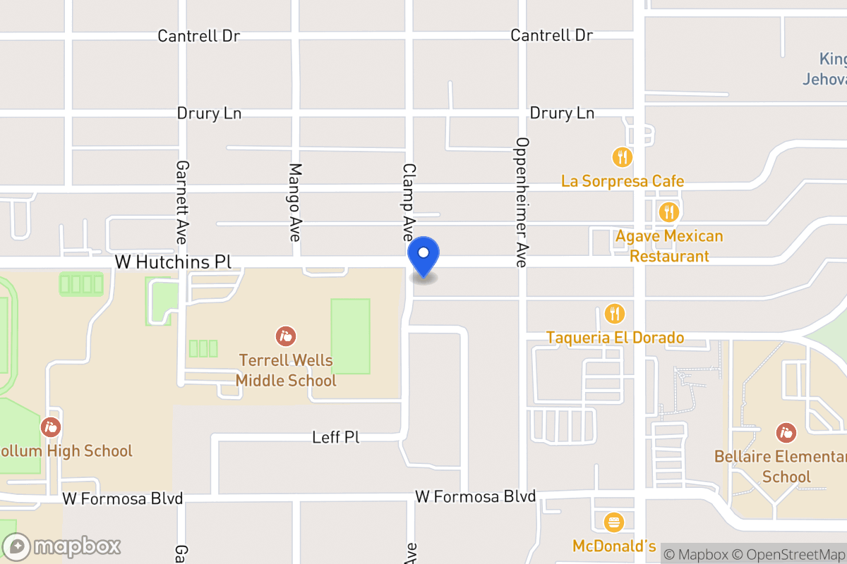 Map of 238 W Hutchins Pl
