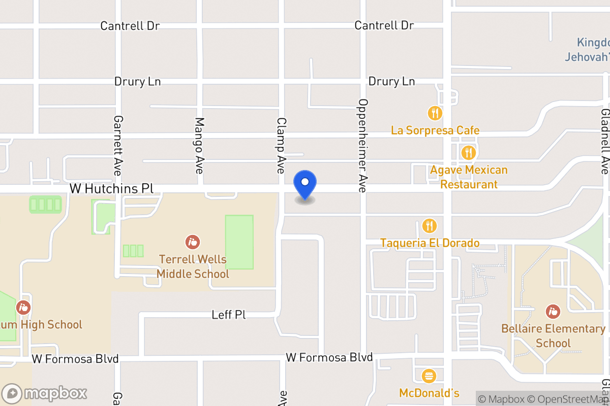 Map of 230 W Hutchins Pl