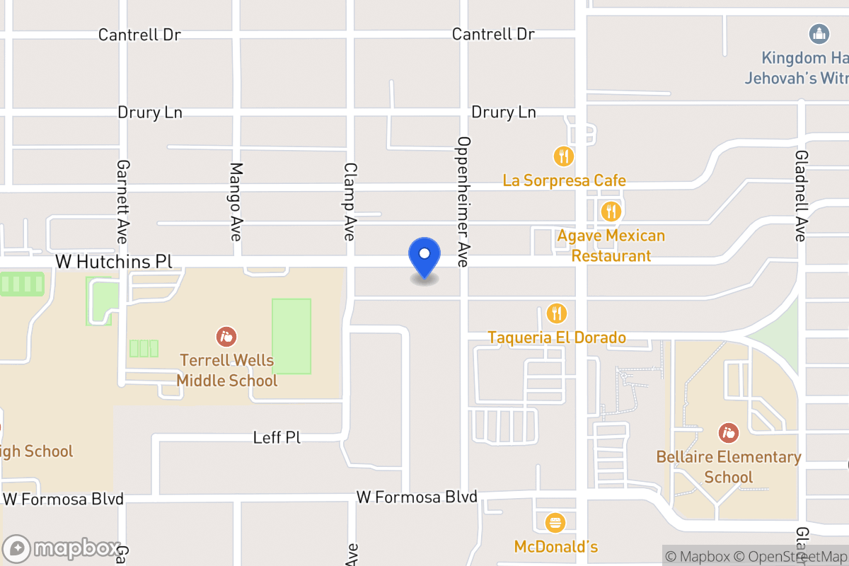 Map of 210 W Hutchins Pl
