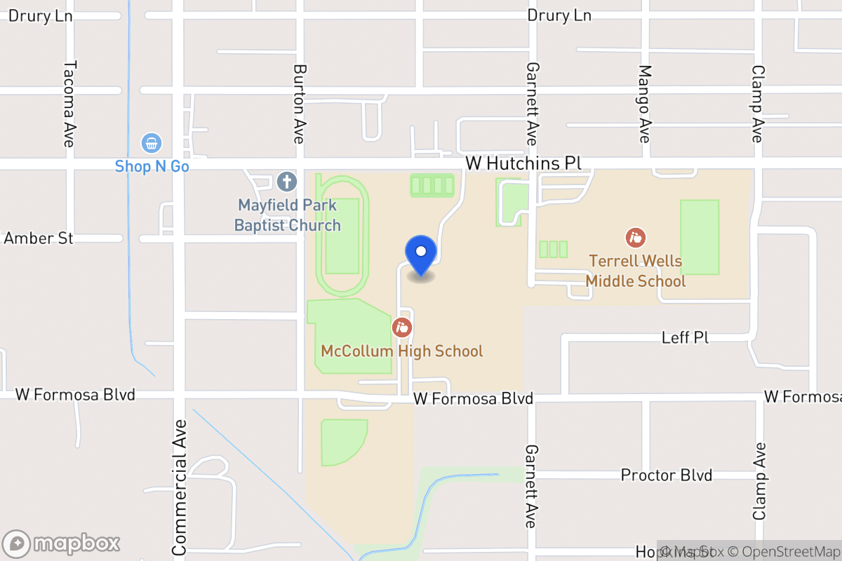 Map of 523 W Formosa Blvd