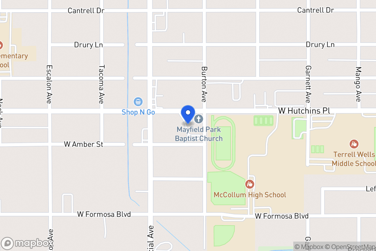 Map of 700 W Hutchins Pl