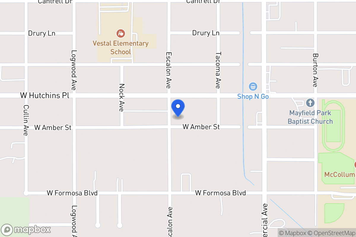 Map of 935 W Amber St