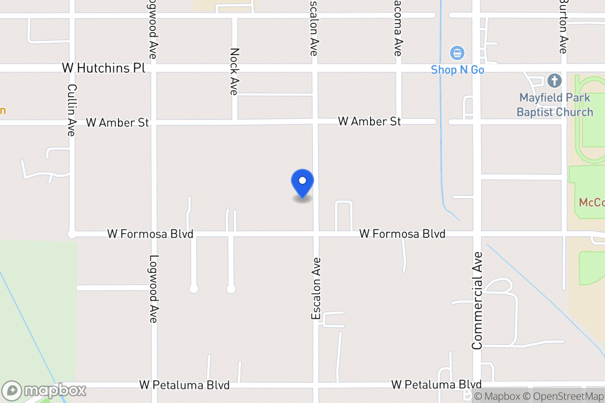 Map of 1007 W Formosa Blvd