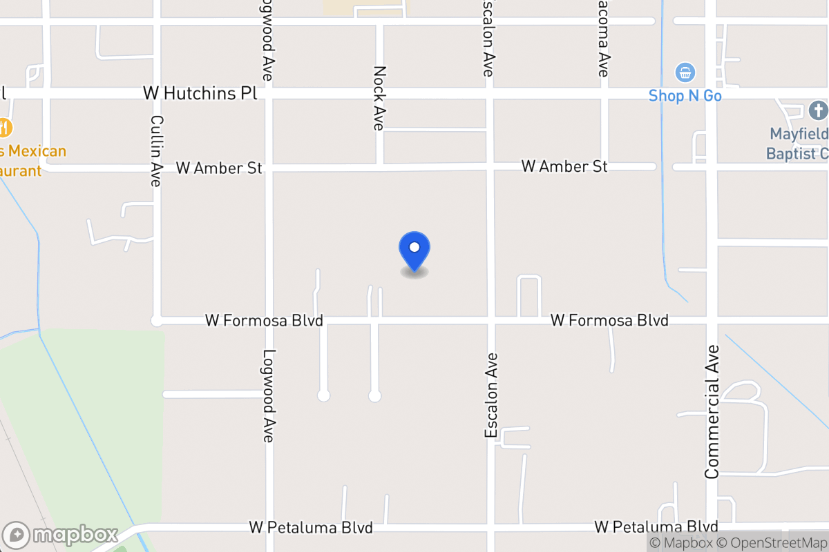 Map of 1031 W Formosa Blvd