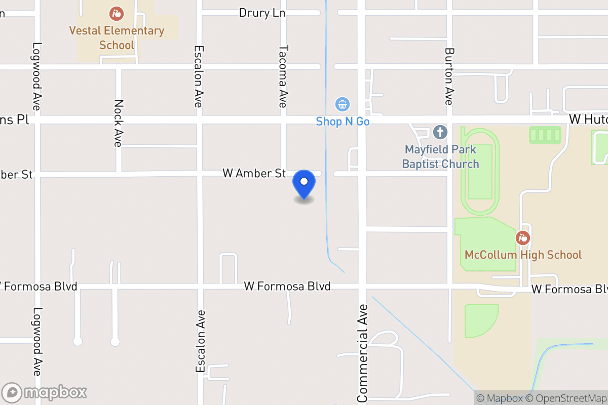 Map of 830 W Amber St