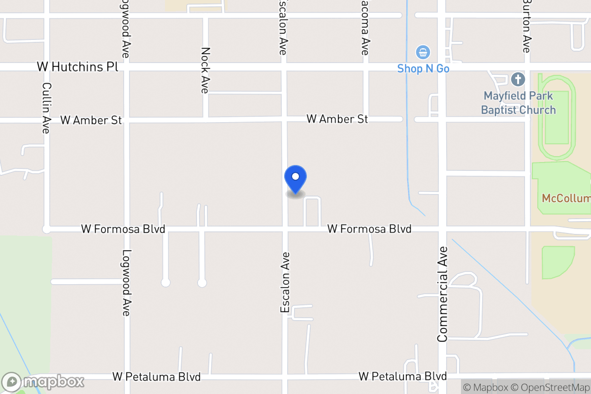 Map of 935 W Formosa Blvd