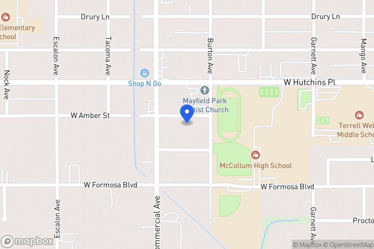 Map of 722 W Amber St