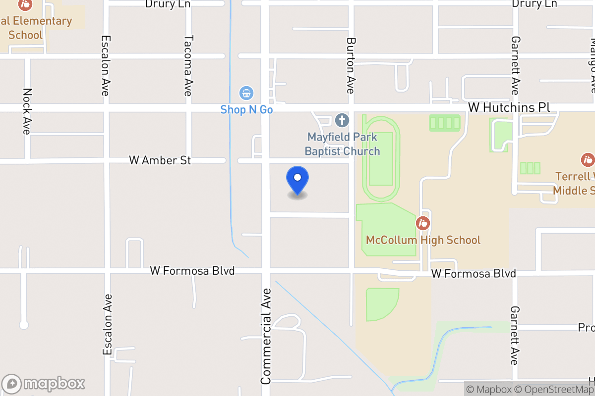 Map of 723 W Ackard Pl