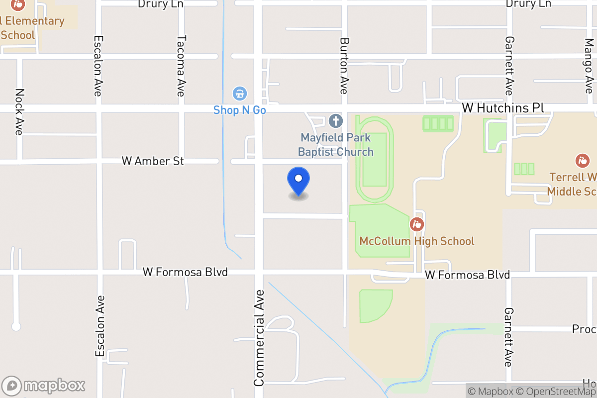 Map of 719 W Ackard Pl