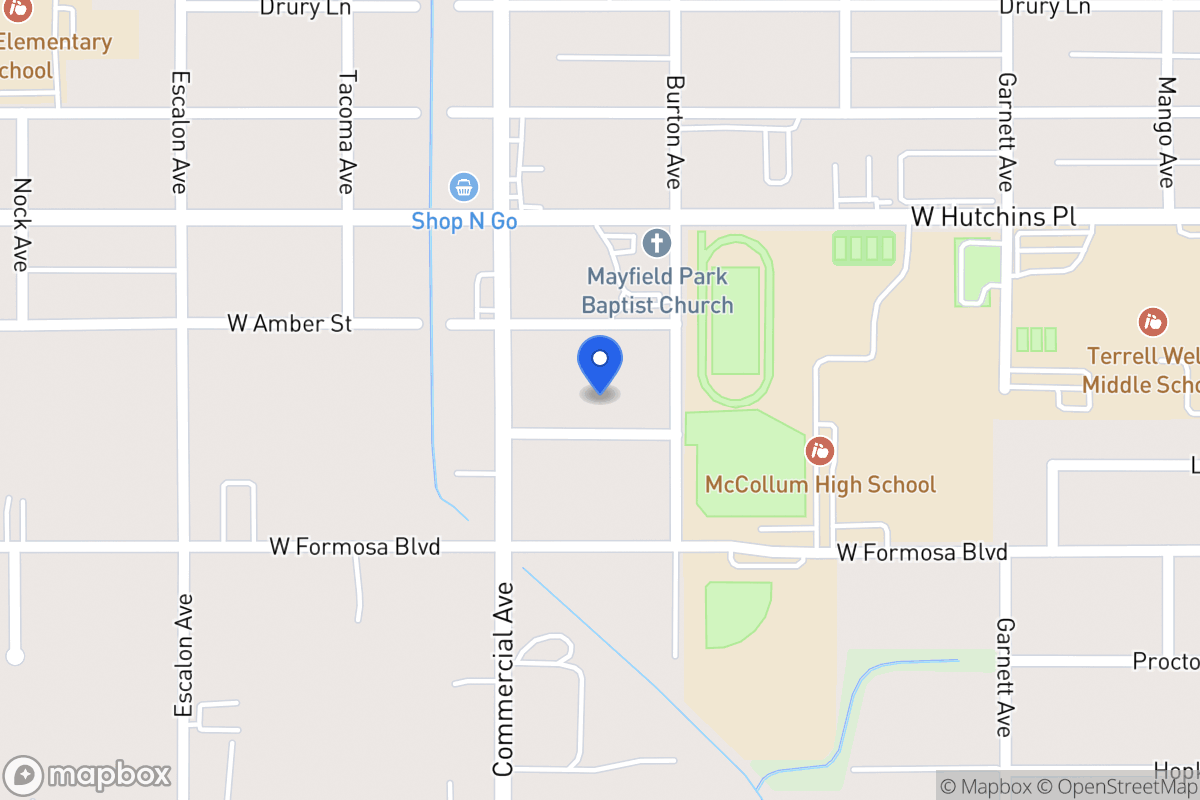 Map of 715 W Ackard Pl