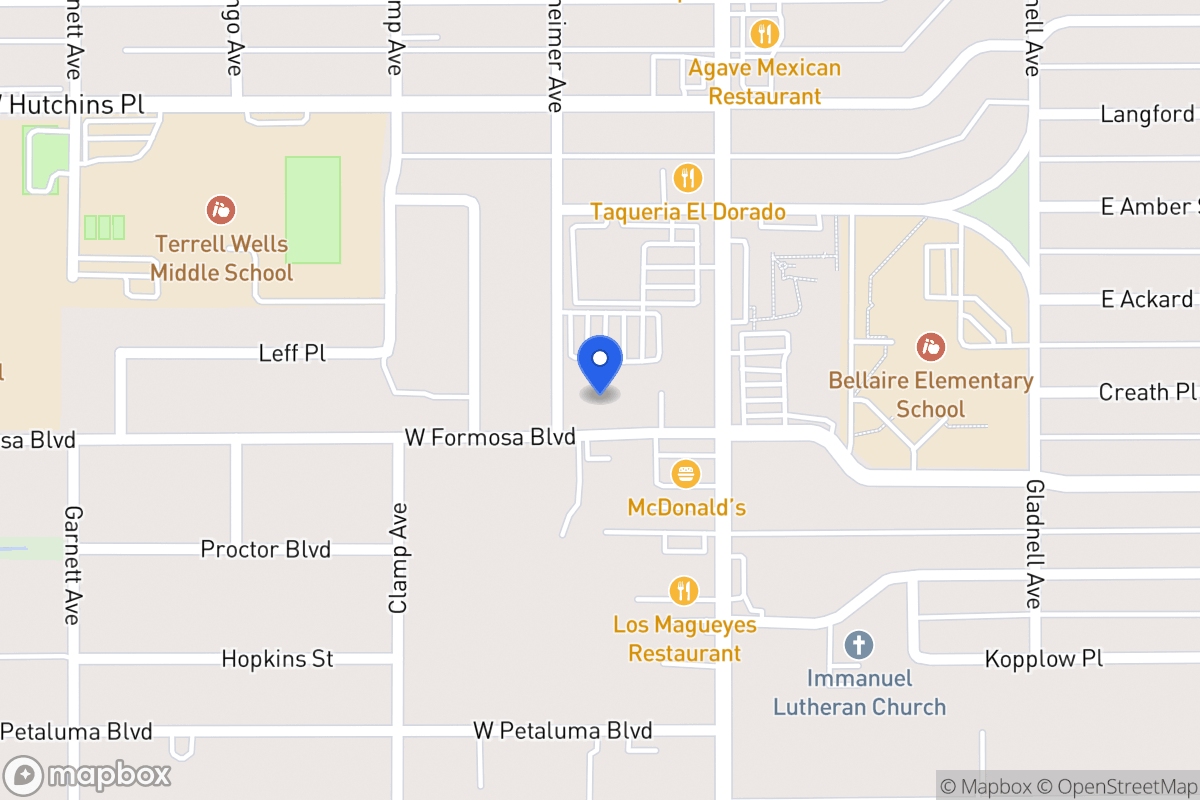 Map of 131 W Formosa Blvd