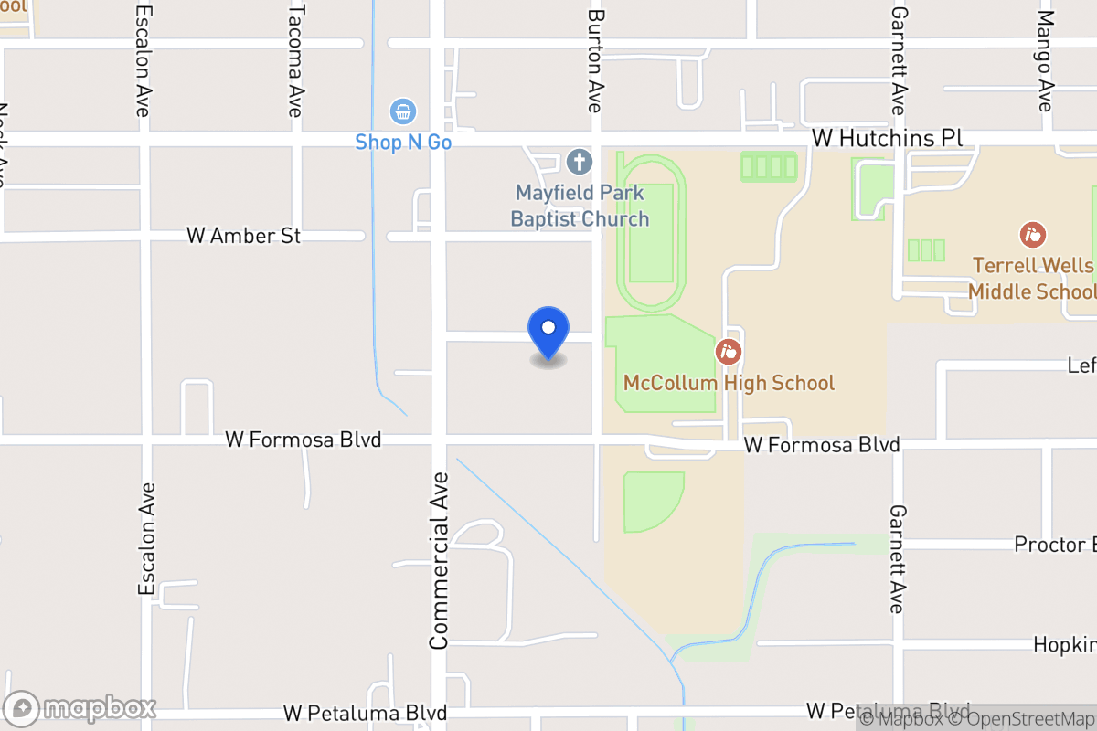 Map of 710 W Ackard Pl