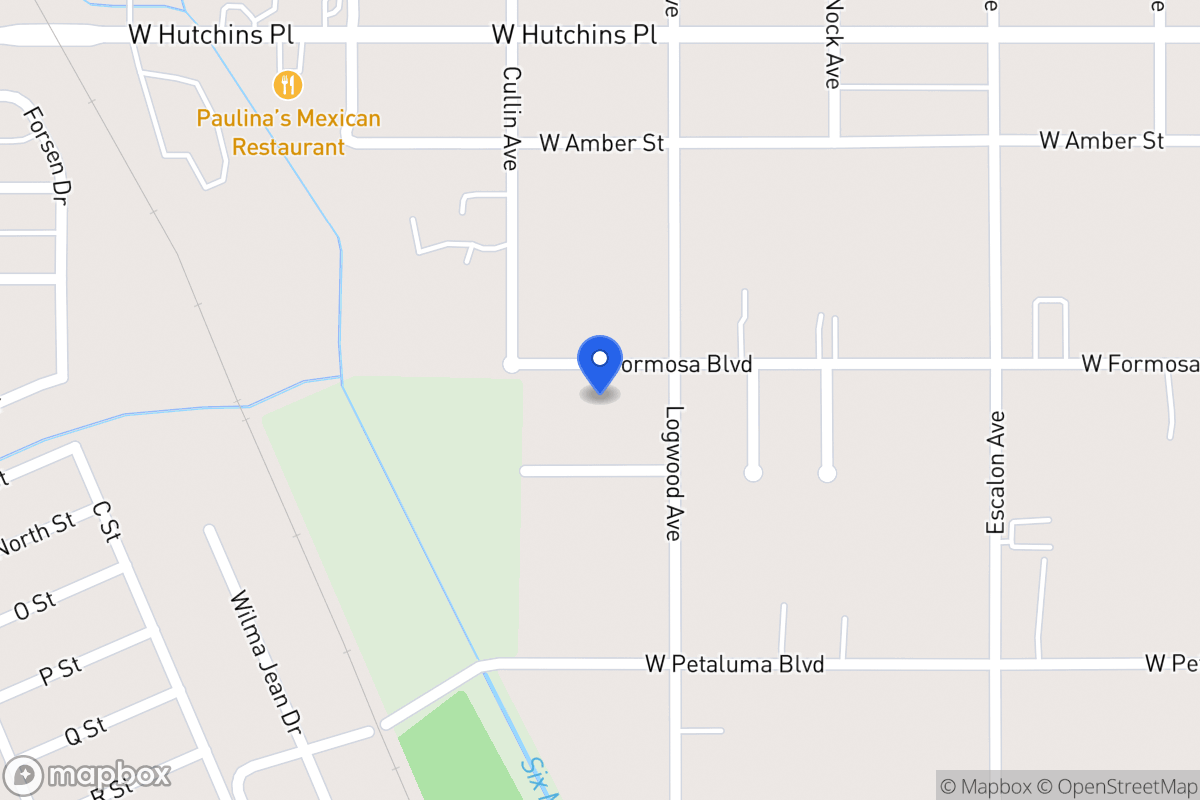 Map of 1218 W Formosa Blvd