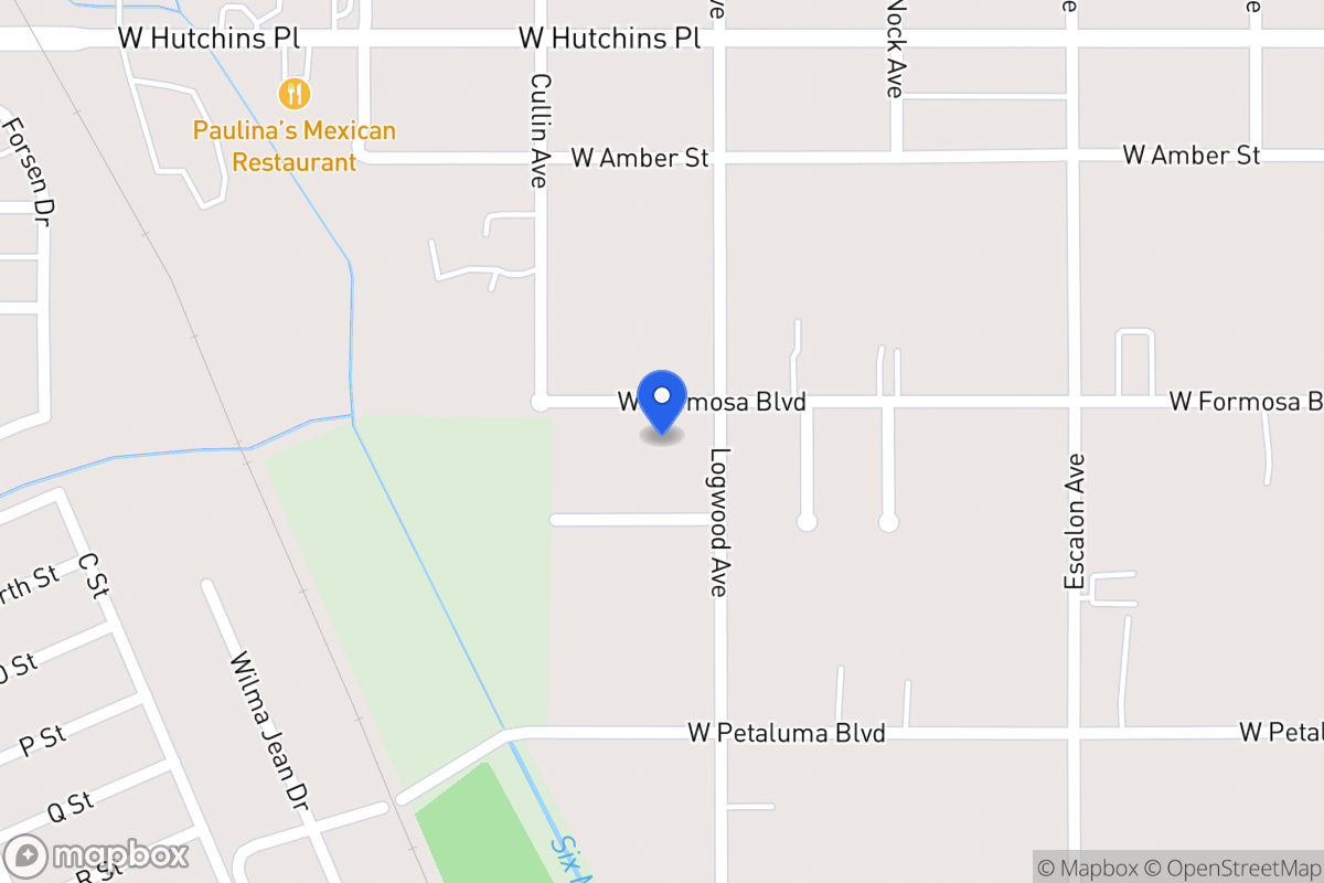Map of 1214 W Formosa Blvd