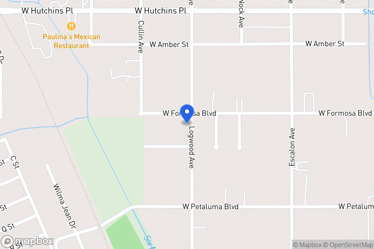 Map of 1202 W Formosa Blvd