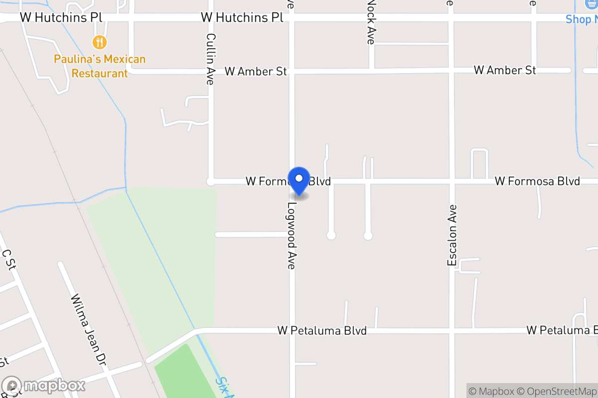 Map of 1138 W Formosa Blvd